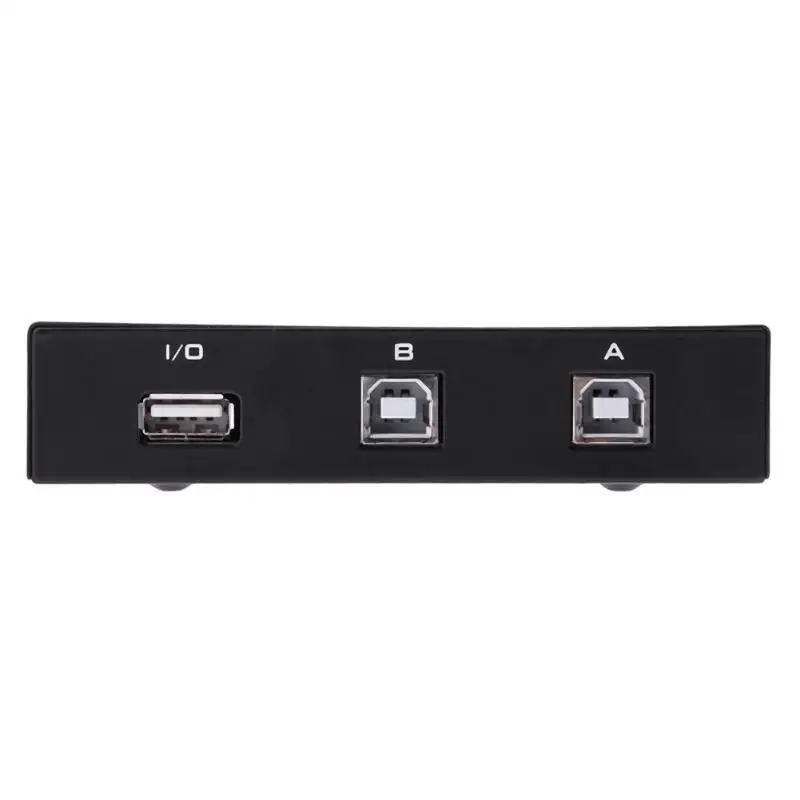 1А 2B 2 порта руководство USB 2,0 устройство для обмена данными сетевой коммутатор коробка для 2 компьютера поделиться 1 принтер сканер