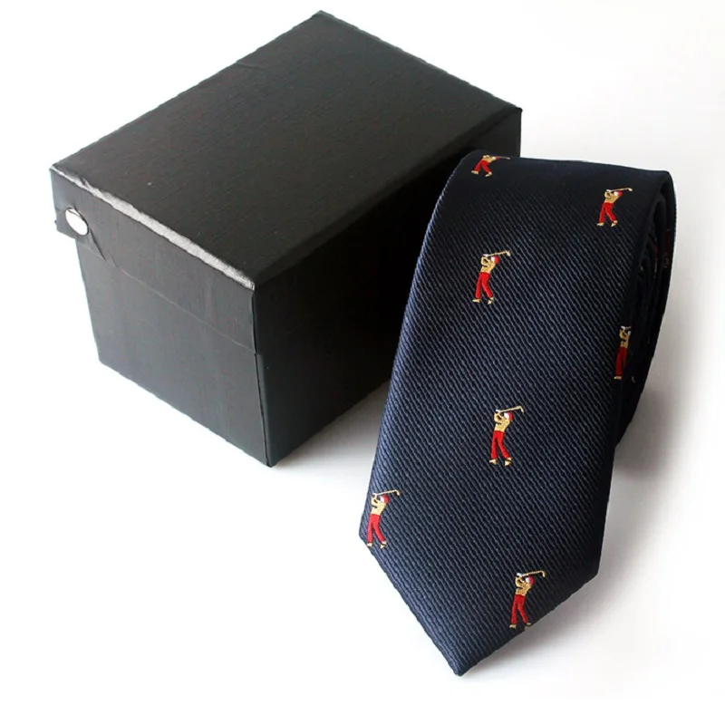 Галстук мужской 5 см с принтом в подарочной коробке | Аксессуары для одежды