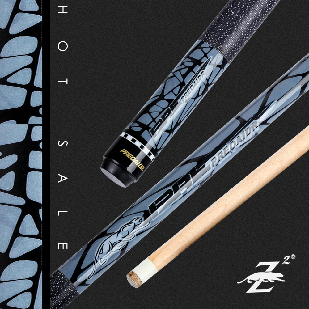 PREOAIDR 3142 Z2 Billiard Pool Cue Stick 11.5/13mm Tip Stick Billiard Cue Kit Pool Cue Kit Nine Ball Black 8 Professional China