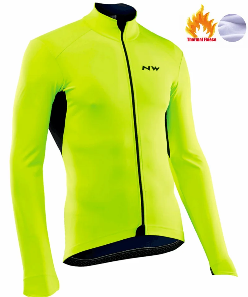 Pic Color Northwave зимний термо флисовый комплект одежда для велоспорта NW Мужской трикотажный Костюм спортивный для езды на велосипеде MTB Одежда комбинезон теплые комплекты - Цвет: Pic Color
