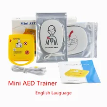 XFT-D0009 мини тренажер для оказания первой помощи на английском языке голосовые подсказки Универсальный тренировочный дефибриллятор открытый первой помощи обучающее устройство