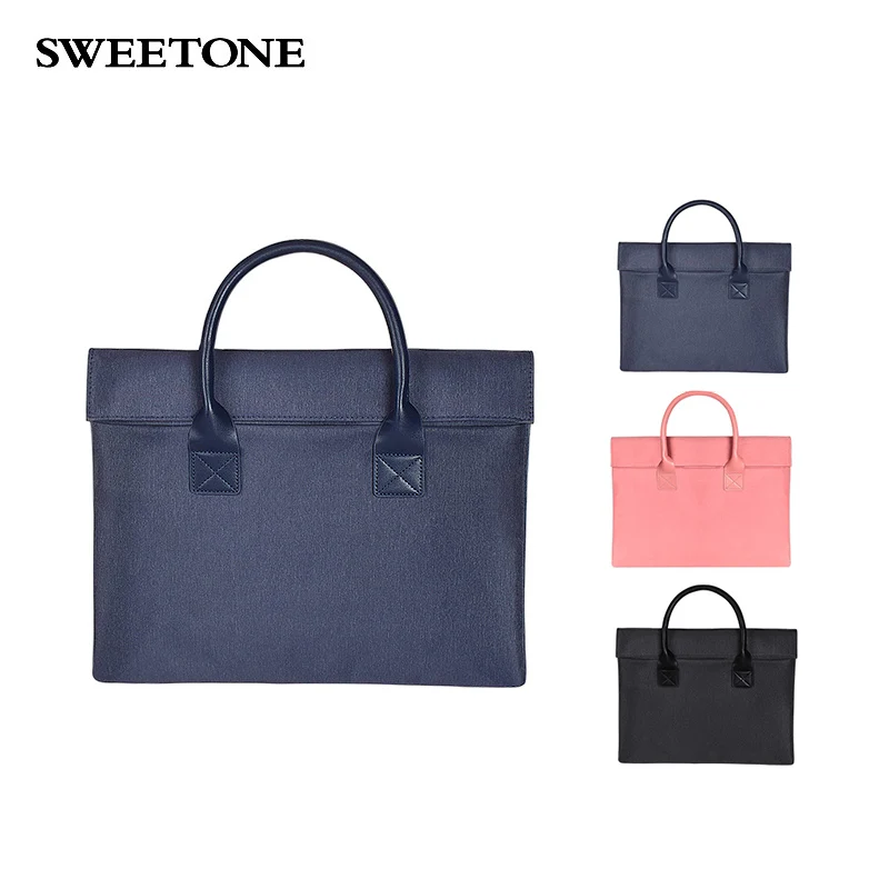 

WaterProof Laptop bag hand For women pc Macbook Case Laptop sleeve Notebook bag laptop cover 13 14 15 inch Sony Dell Lenovo HP