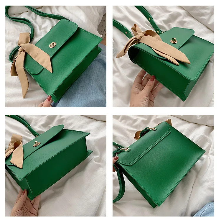 Fashion Designers Handbags Purse 2019 Women Luxury Brand Shoulder Bags For Women PU leather Shoulder Bag Green Red Black Satchels (6)