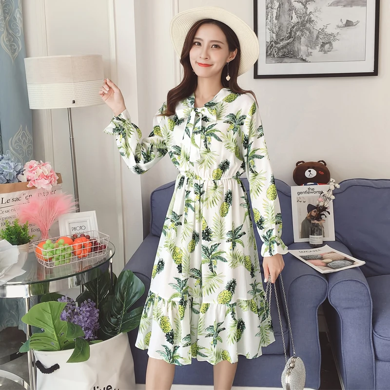 Женское винтажное шифоновое платье Woherb летнее Элегантное Длинное с цветочным