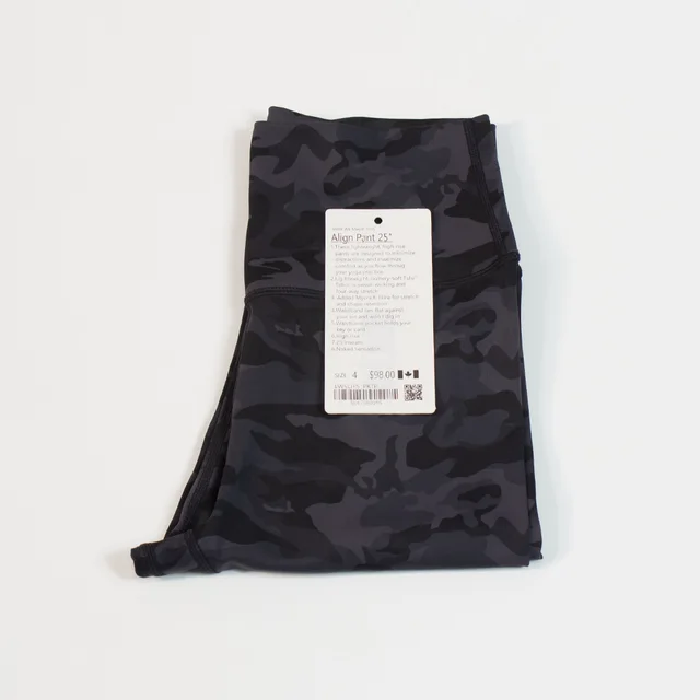 Lulu High Waist Yoga Leggings Leopard Camouflage Print Fitness Women Sport Pants Tight Gym Athletic High-rise Align Buttery Soft Black camouflage