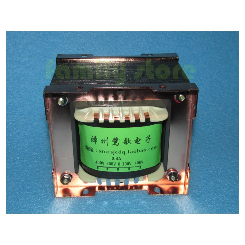 

Luge 300B power transformer for push-pull single-ended amplifier 310W, EI 114*96*50mm iron core, 400V～380V～0～380V～400V 300mA