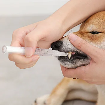 

Pets Dogs Teeth Dental Calculus Stones Remover Toothbrush Cleaning Kit 2pcs 5ml/2ml XHC88