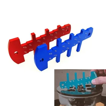 

Woodworking Tools Aluminum Alloy Height Measuring Device Inch Height Template Height Gauge