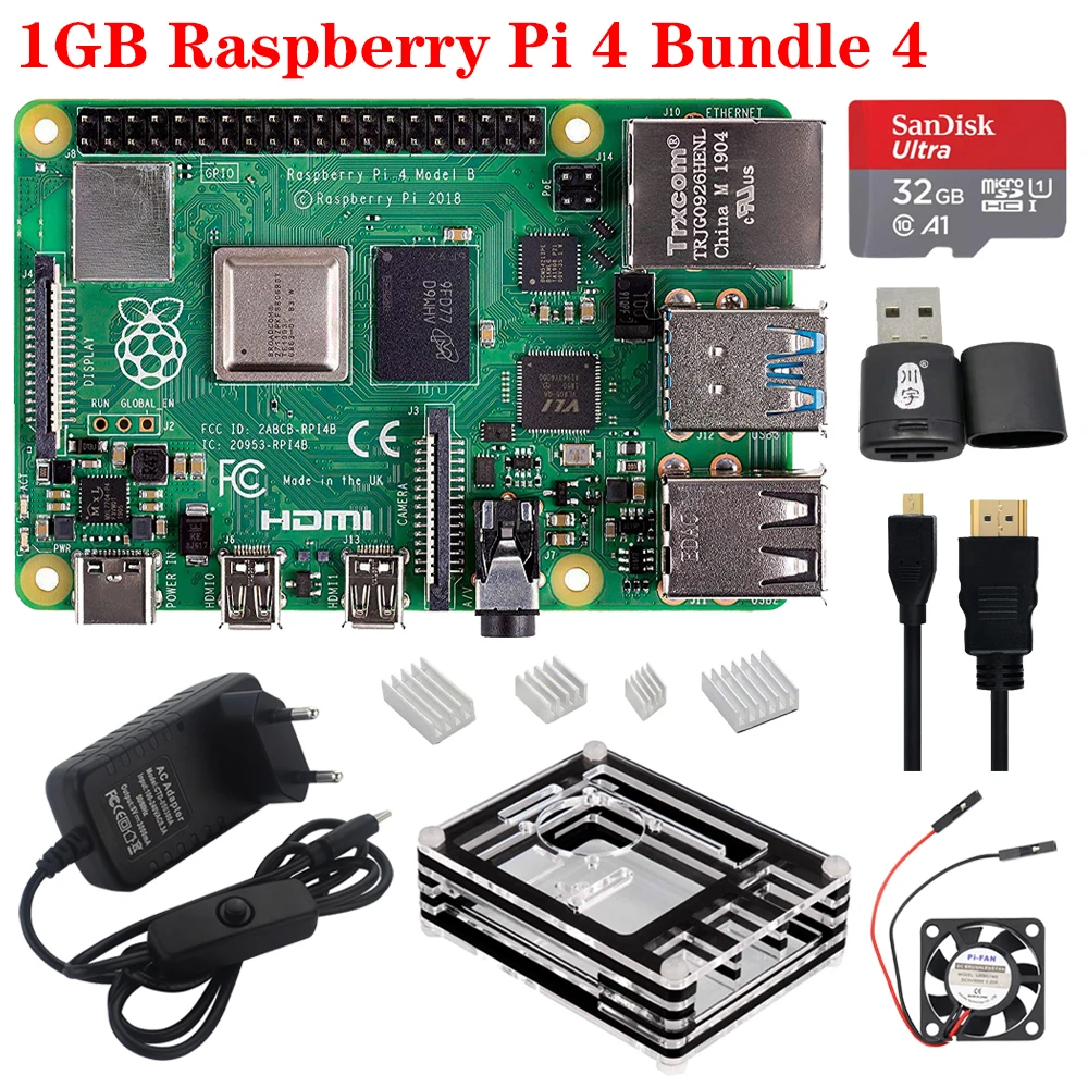 Raspberry Pi 4 Модель B 2,4G и 5G WiFi Bluetooth 5,0 1G 2G 4G ram+ Rapberry Pi 4B чехол источник питания лучше, чем Raspberry Pi 3