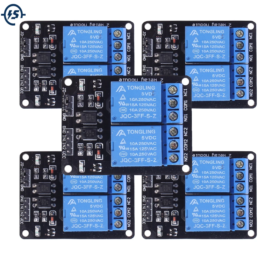 Двухканальный Модуль реле для Arduino Uno R3 Raspberry Pi плата интерфейса управления с