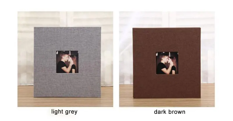 Креативный 20 страниц льняной обложки DIY вкладыш детский фотоальбом семейная память памятные ремесла Юбилейная записная книга