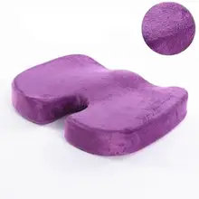 Автомобильные u-образные чехлы для сидений из хлопка с эффектом памяти, мягкие плюшевые автомобильные подушки, облегчающие боль, автомобильные аксессуары, 3 цвета на выбор