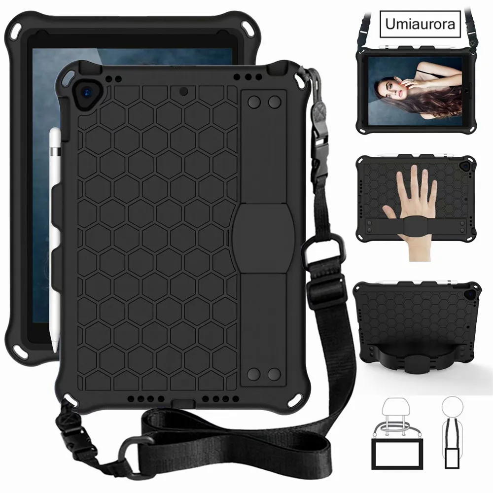 iPad, 360 Girar Hand Strap Case, Crianças,