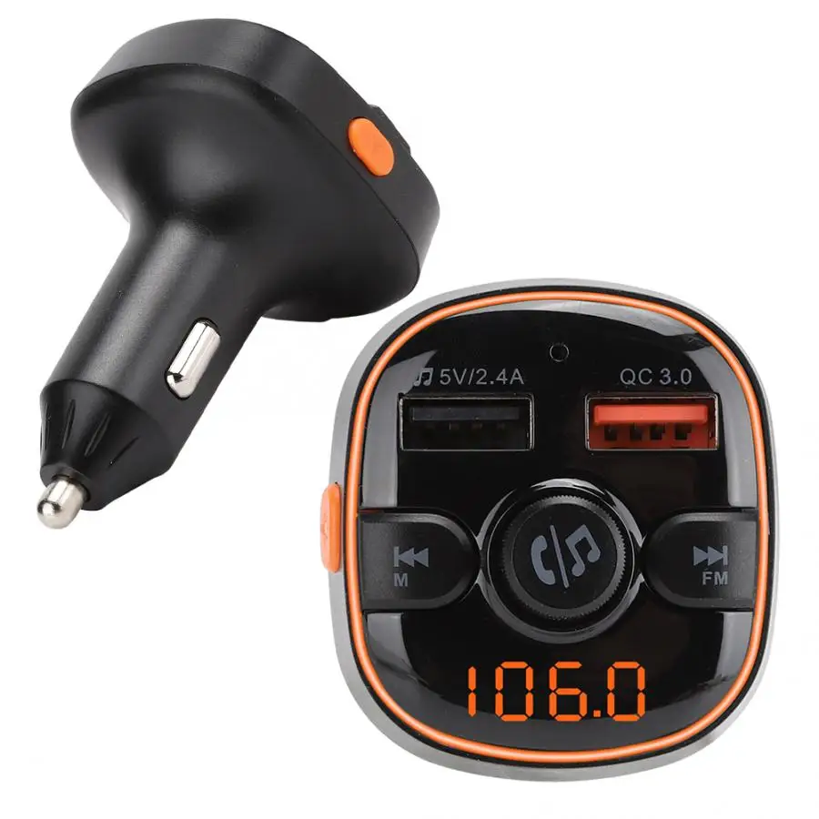 BC52 Hands-free Bluetooth 5,0 автомобильный музыкальный mp3-плеер комплект аудио fm-передатчик модулятор