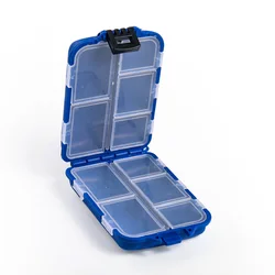 Boîte de rangement en plastique pour matériel de pêche, 10 compartiments, pour leurre, hameçon, accessoires de plein air 