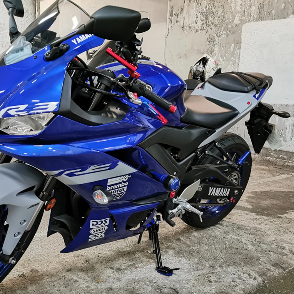YZF R3 CNC バイク YZF-R3 2019年 2020年 2021年 エンジン Crh パッド エキゾースト s ボディ プロテクター ヤマハ R3 2019年 2020年 2021年 YZF-R3 YZF R3 2019-2024 オートバイ CNC アクセサリーサスペンション