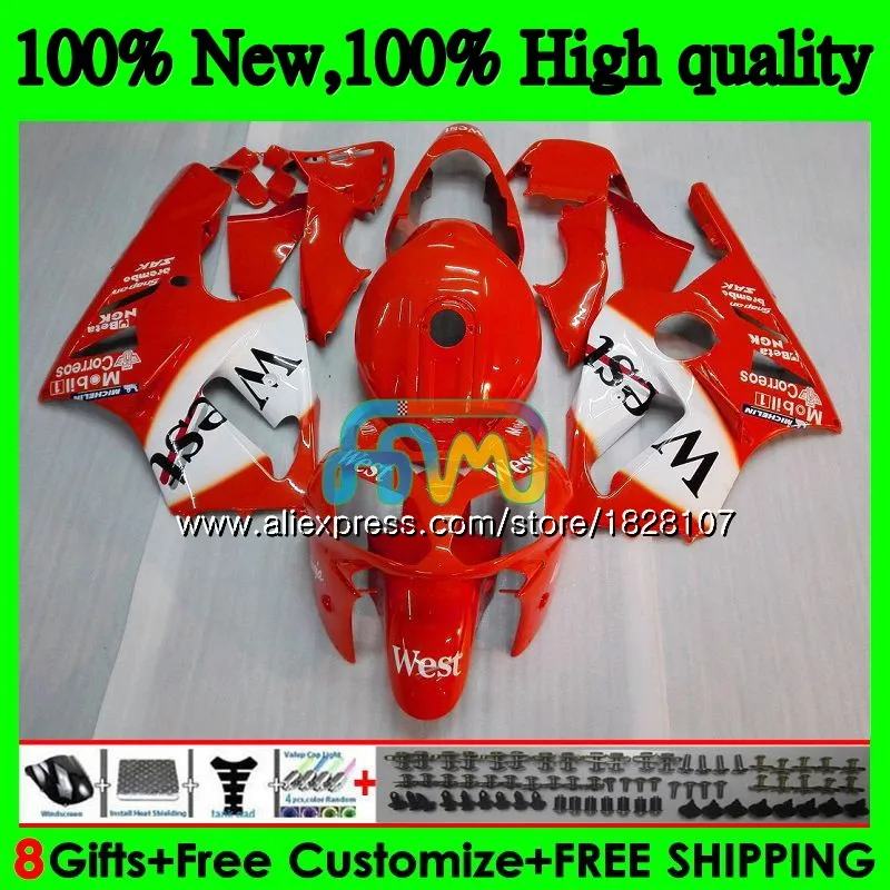 Инъекции для KAWASAKI ZX1200 ZX 12R 1200CC ZX-12R 23BS. 24 ZX12R 02 03 04 05 06 2002 2003 2004 2005 2006 Обтекатели красный Запад cool
