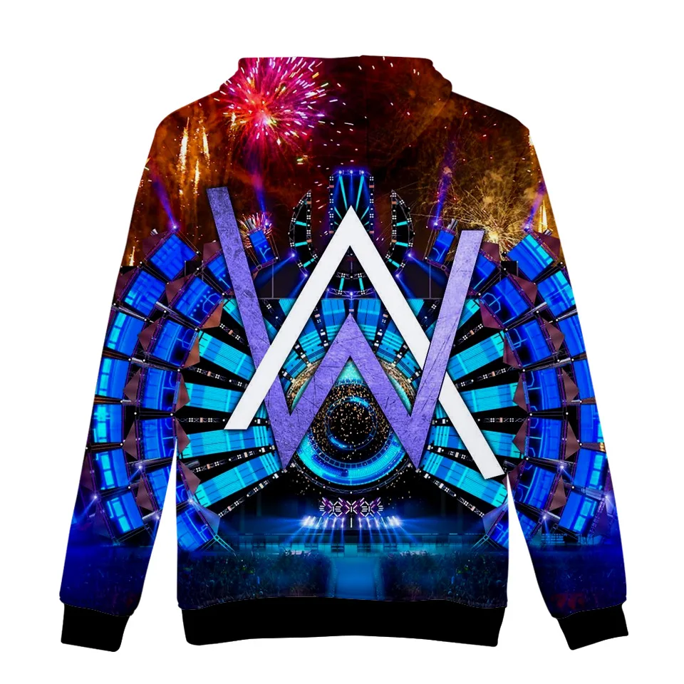 Трендовая Толстовка Alan Walker Allen Walker с 3D цифровой цветной печатью