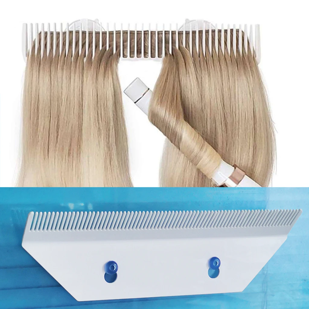 Acrylic Salon Hair Extensions Hair Strands Holder Plate Hanger For Hair Extensions Display Stand Wig Storage Holder Wig Bag