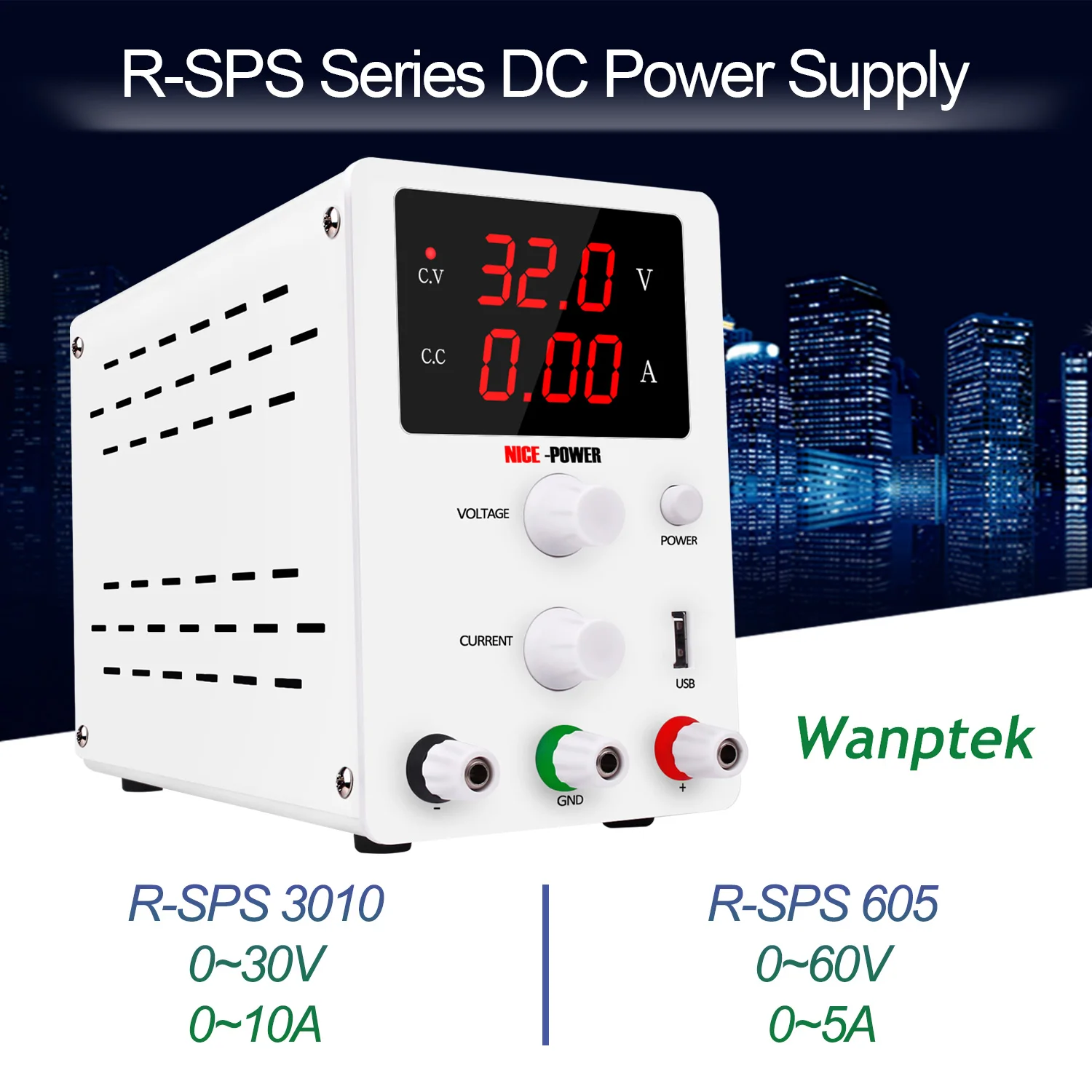 

R-SPS3010 New Laboratory Adjustable Universal Switching Power Supply 30V10A Laboratory Adjustable Voltage And Current Regulator