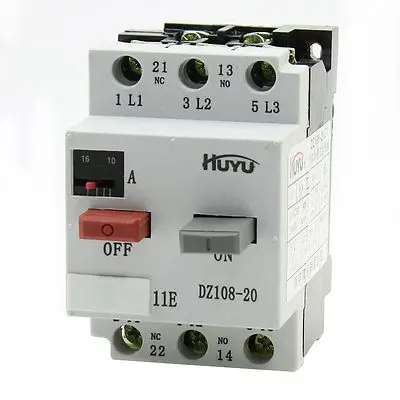 

On/Off Pushbutton Switches 3P 3 Pole 10-16A Circuit Breaker DZ108-20