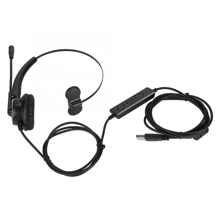 VH510-USB колл-центр гарнитура для обслуживания клиентов Handfree головные наушники для ПК компьютера