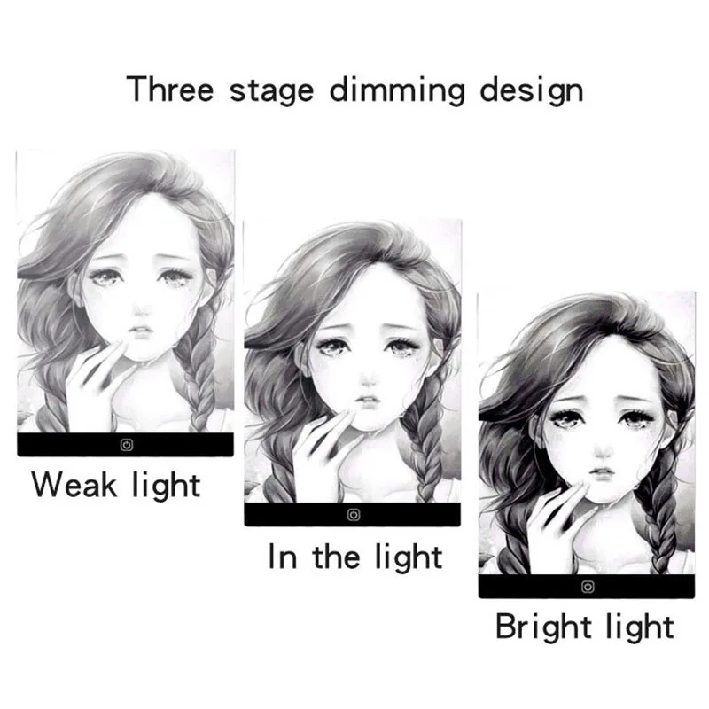 3 уровня Dimmable Led Рисование копировальный коврик доска детские игрушки А5 живопись Обучающие Дети растут Playmates креативный подарок