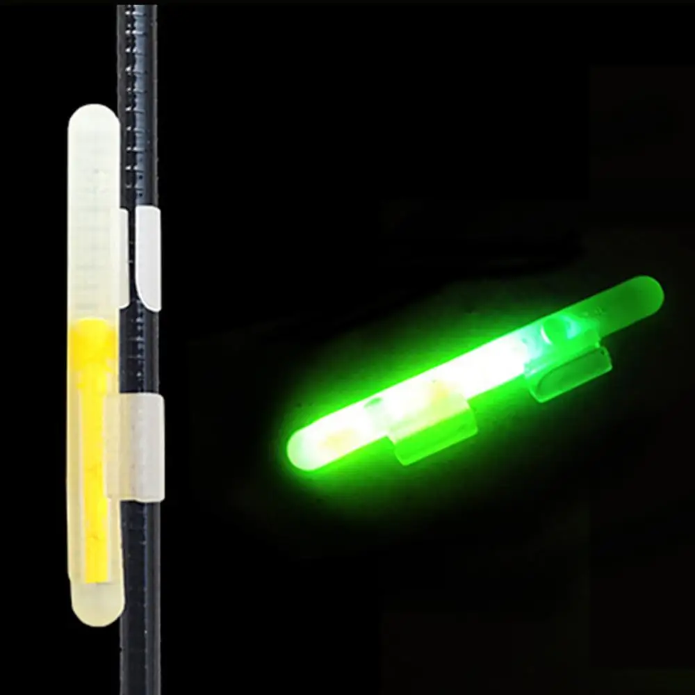 8 pièces support de bâton lumineux nouvelle canne à pêche de nuit pointe support de lumière Clip utilisé sur canne à pêche pour bâton lumineux chimique J308