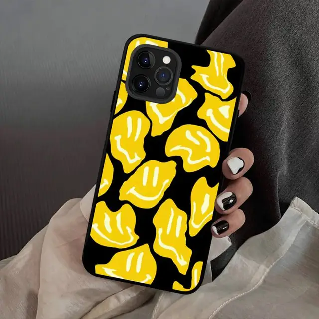 Trippy Smiley Face Phone Case for iPhone 13 12 mini 11 pro Xs max Xr X 8 7 6 6s Plus 5s cover a11
