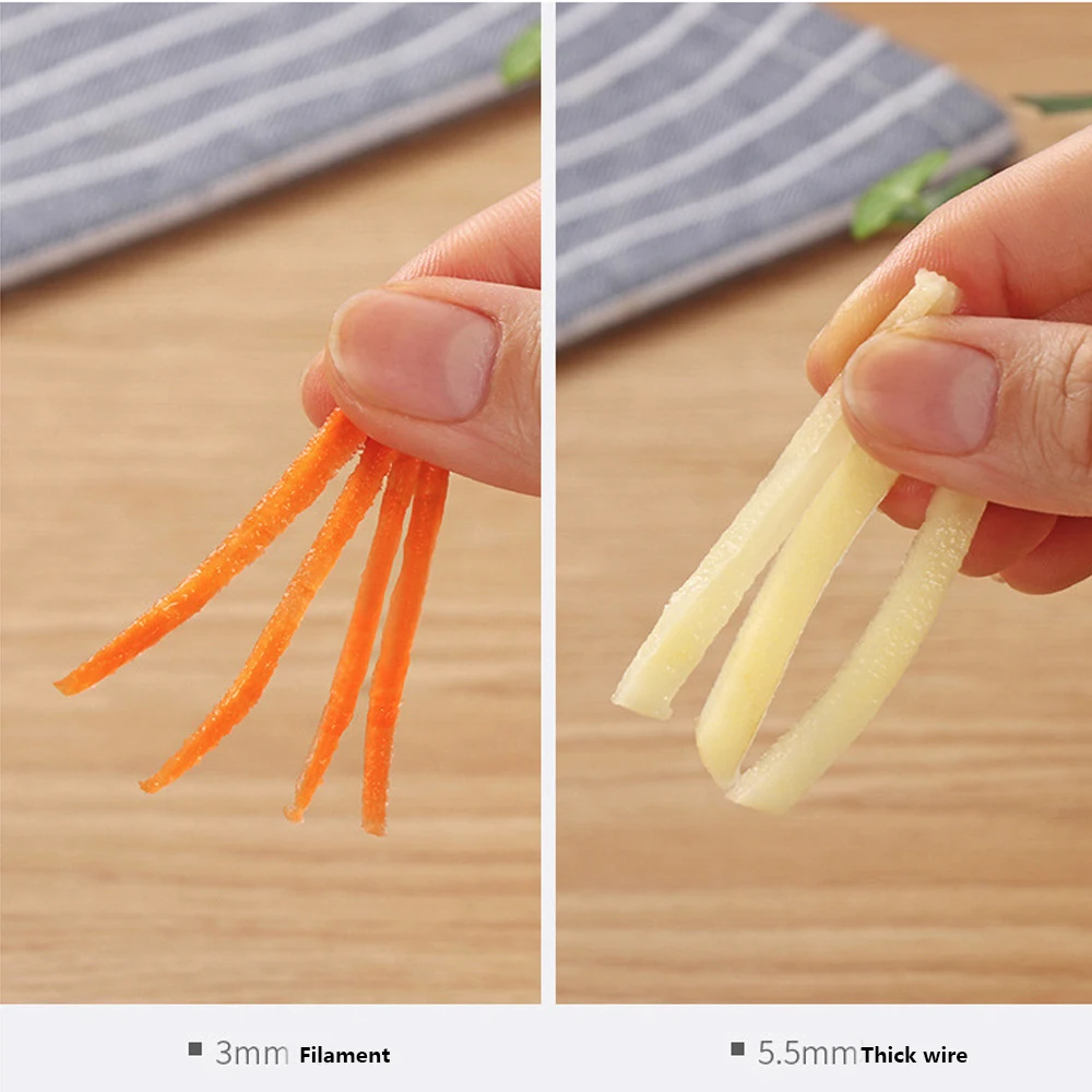 Kitchen Manual Cutting Machine Stainless Steel Interchangeable Blade Potato Peeling Svegetable Shredder Kitchen Accessories