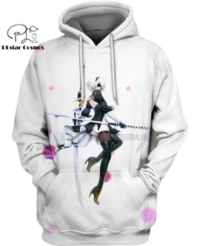 

PLstar Cosmos games nier 2B AND 9S Don't Cry 3d hoodies/shirt/Sweatshirt Winter autumn funny Harajuku long streetwear-4