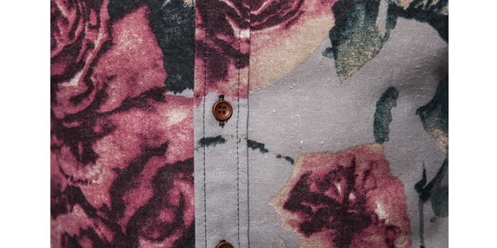 Camisa Masculina, уличная Мужская рубашка, приталенная, с длинным рукавом, с цветочным рисунком, Мужская одежда, мужская повседневная рубашка с цветочным принтом, размер рубашки