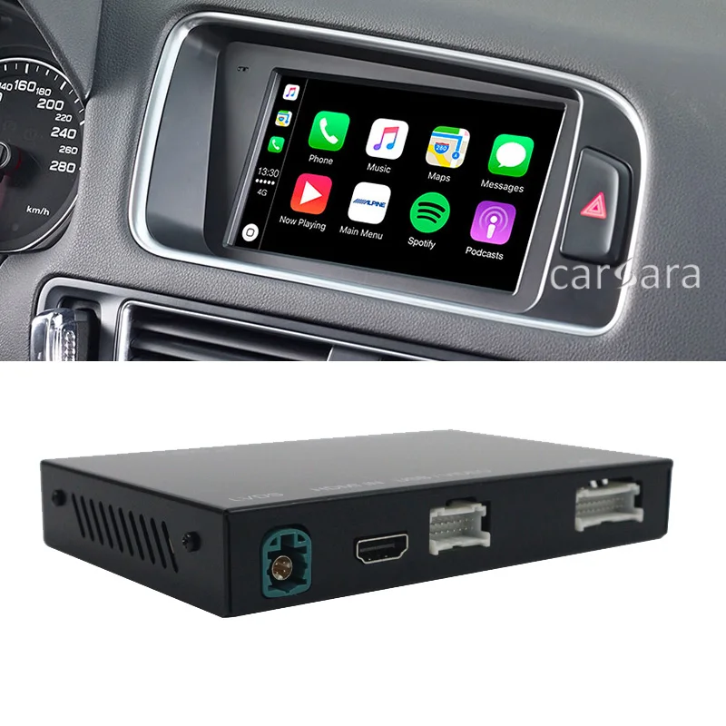Автомобильный адаптер MirrorLink CarPlay интегрированный для SQ5 Q5 OEM apple iphone google map Spotify