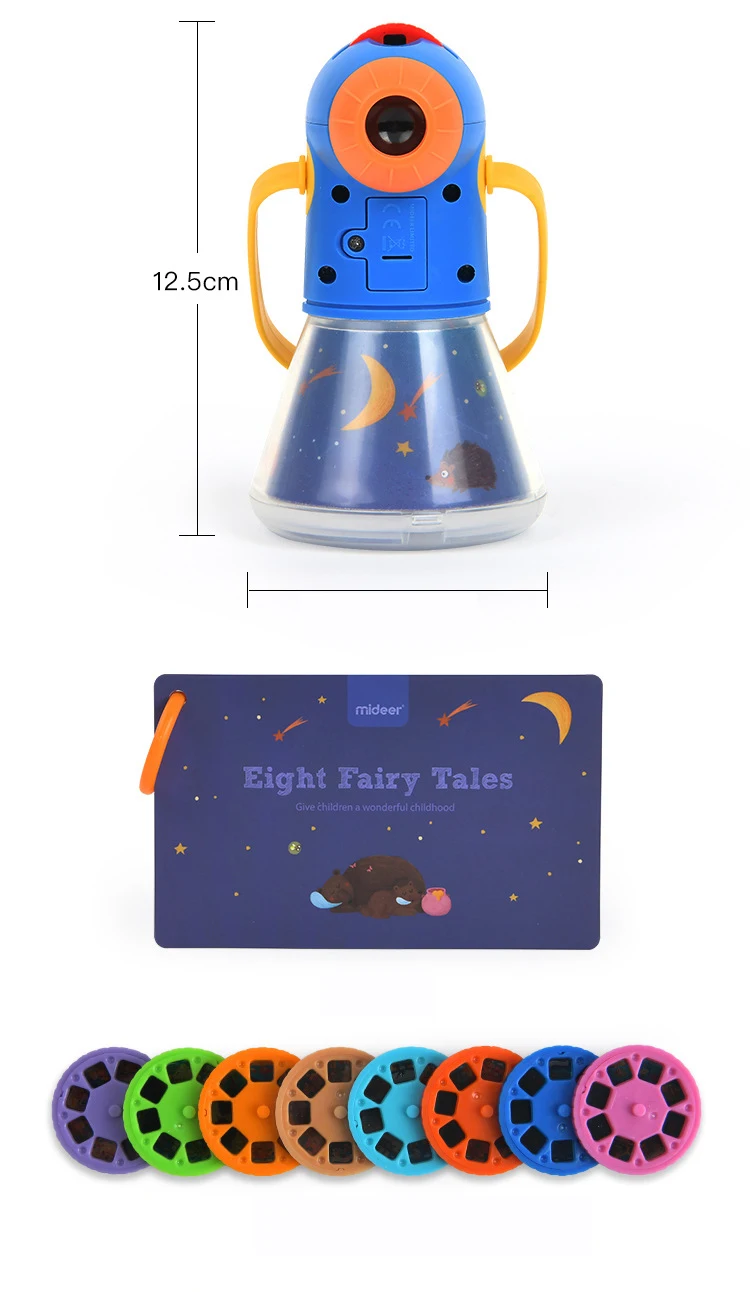 Многофункциональный Сказочный фонарь-проектор калейдоскоп три в одном Звездный Ночник детская игрушка ночник без батареи