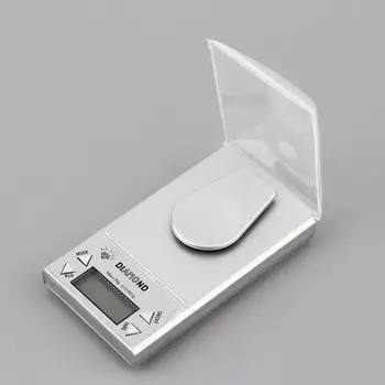 

High Precision Digital Jewelry Scale 50g x 0.001g LCD Lab Gold Herb Balance Blue Backlight Diamond Carat Electonic Scales