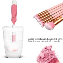 10 секунд, удобная электрическая щетка для макияжа, сушилка, устройство для очистки, кисти для макияжа, моющее очищающее средство, инструмент для чистки