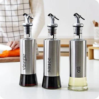 

Oil Container Kitchen Cooking Containers Soy Sauce Bottles Oil Sprayer Bottle Sauce Bottle Condiment Containers Oil Dispenser Cr