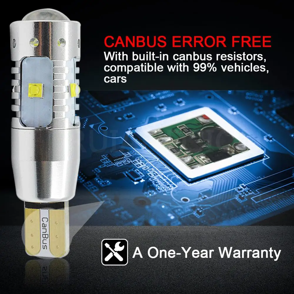 2 шт. светодиодные лампы Canbus 501 Creexb d 30 Вт|w5w 2pcs|light sourcelight dome |