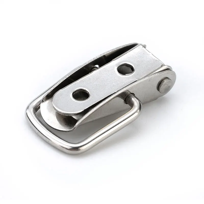 Silvery J107 аппаратные средства ящики для шкафов пружинная защелка засов 46*21 мягкая сталь засов для раздвижной двери простое окно - Цвет: Silvery