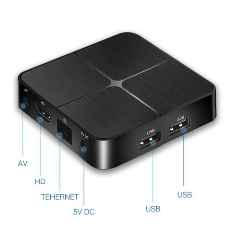 T96 Мини Android 7,1 Smart Tv Box 2 Гб ОЗУ 16 Гб ПЗУ Rk3229 четырехъядерный 2,4G Wifi 4K H2.65 телеприставка медиаплеер T96Mini Eu Plug