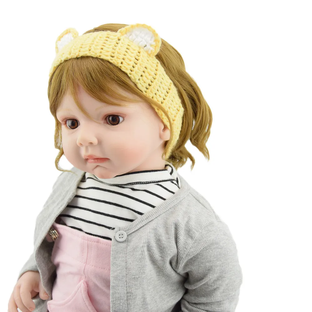 Cute Baby Headband kids rabbit ear knitted hairband woolen hair accessoriesToddler Headwear Hair Band Birthday Gift