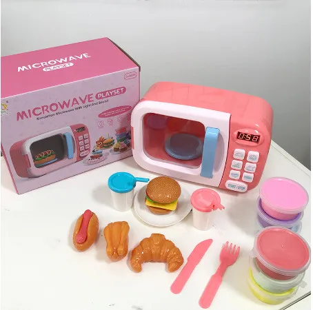 Детские кухонные игрушки, моделирование, микроволновая печь, игрушки, забавные игрушки, набор для детей, для девочек, детская обучающая игрушка, подарок