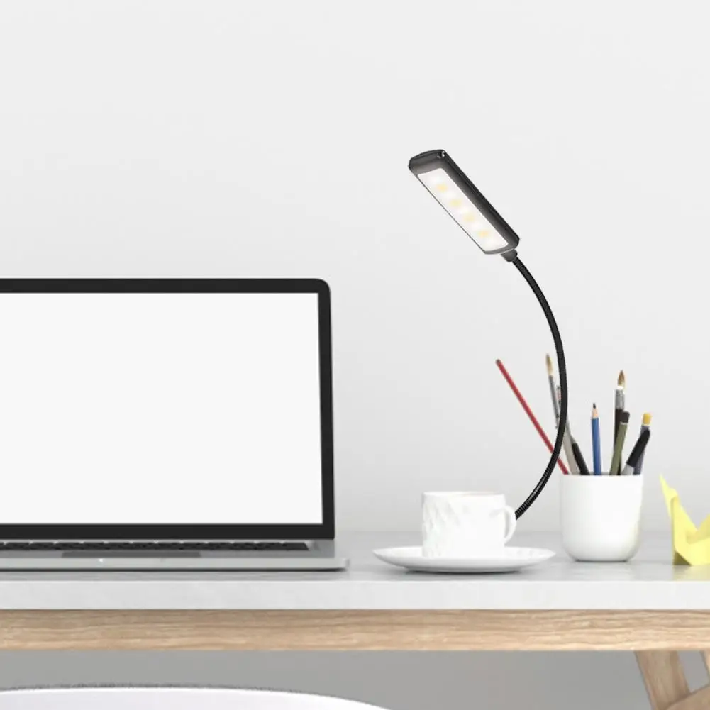 USB зарядный книжный светильник светодиодный прикроватный для чтения с зажимом 9