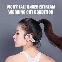 Bluetooth 5,0 S. Носить J20 беспроводные наушники костной проводимости наушники открытый Hands Free спортивная Гарнитура ж/микрофон обновления J20 гарнитура