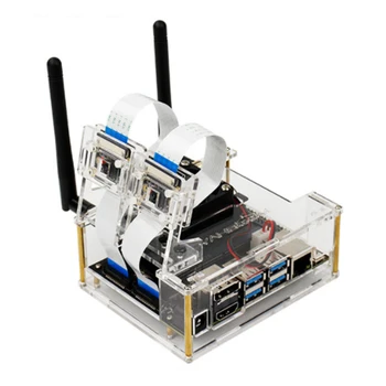 

Suitable for Jetson Nano B01 Developer Kit Acrylic Case, with Cooling Fan, with Lens Holder