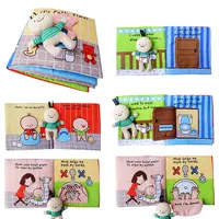 Montessori Baby Book Life Skills Learning Baby Cloth Book Soft Baby Quiet Book Educational Baby Toys 1 2 3 Years 1