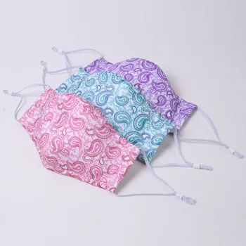 

Pm2.5 Breathable Pattern Print Mouth Protection Cloth Adjustable Washable Nose Cover Unisex Face Cover Mask Reusable Cover