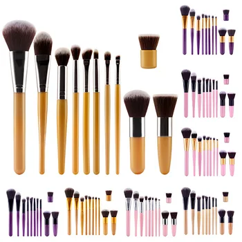 

11Pcs Professional Handle Makeup Brushes Set Foundation Blending Brush Tool Cosmetic Kits Makeup Set Brusher