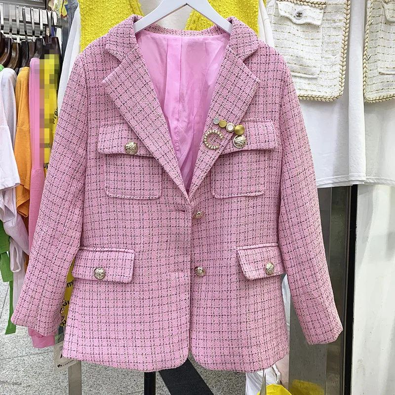 

2019 autumn new lapel Slim temperament suit suit long-sleeved fashion blazer