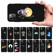 Черный чехол для телефона с принтом iPhone 11 Pro Max 7 8 X XS XR силиконовый